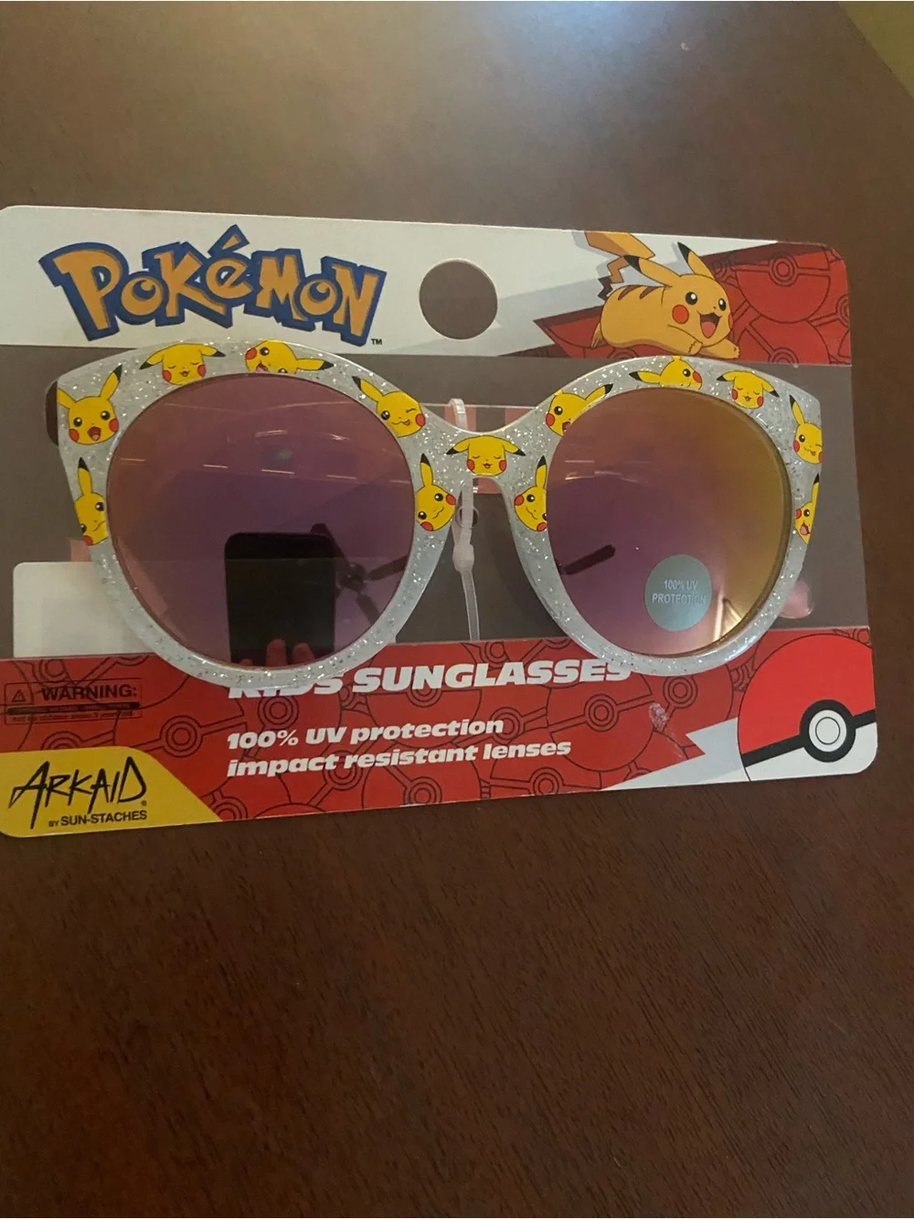 Pokémon Pikachu Glitter Round Sunglasses